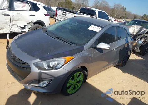 2014 Hyundai Elantra Gt Base W/Blue z USA, uszkodzony, nr VIN KMHD35LH2EU188619